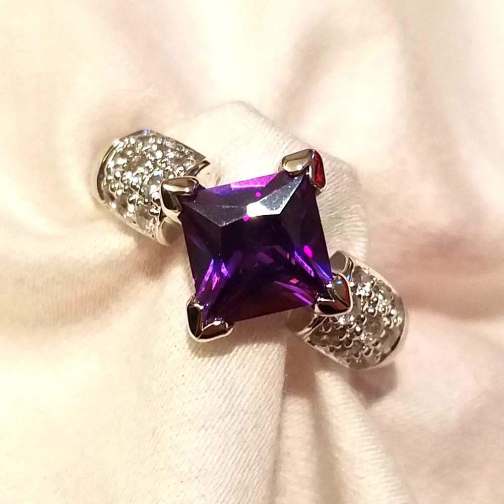 Sterling Silver Amythest Ring